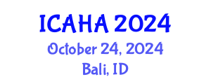 International Conference on Alternative Healthcare and Acupuncture (ICAHA) October 24, 2024 - Bali, Indonesia