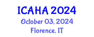 International Conference on Alternative Healthcare and Acupuncture (ICAHA) October 03, 2024 - Florence, Italy