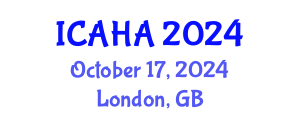 International Conference on Alternative Healthcare and Acupuncture (ICAHA) October 17, 2024 - London, United Kingdom