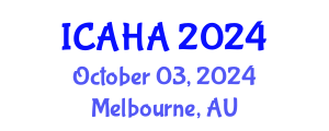 International Conference on Alternative Healthcare and Acupuncture (ICAHA) October 03, 2024 - Melbourne, Australia