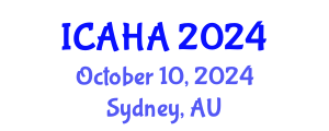 International Conference on Alternative Healthcare and Acupuncture (ICAHA) October 10, 2024 - Sydney, Australia