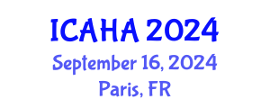 International Conference on Alternative Healthcare and Acupuncture (ICAHA) September 16, 2024 - Paris, France