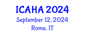 International Conference on Alternative Healthcare and Acupuncture (ICAHA) September 12, 2024 - Rome, Italy