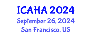 International Conference on Alternative Healthcare and Acupuncture (ICAHA) September 26, 2024 - San Francisco, United States