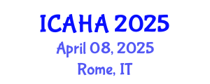 International Conference on Alternative Healthcare and Acupuncture (ICAHA) April 08, 2025 - Rome, Italy