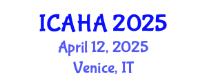 International Conference on Alternative Healthcare and Acupuncture (ICAHA) April 12, 2025 - Venice, Italy