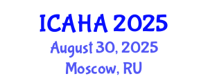 International Conference on Alternative Healthcare and Acupuncture (ICAHA) August 30, 2025 - Moscow, Russia