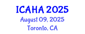 International Conference on Alternative Healthcare and Acupuncture (ICAHA) August 09, 2025 - Toronto, Canada