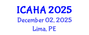 International Conference on Alternative Healthcare and Acupuncture (ICAHA) December 02, 2025 - Lima, Peru