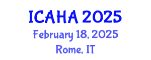International Conference on Alternative Healthcare and Acupuncture (ICAHA) February 18, 2025 - Rome, Italy