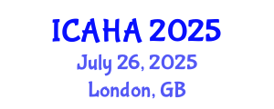 International Conference on Alternative Healthcare and Acupuncture (ICAHA) July 26, 2025 - London, United Kingdom
