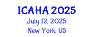 International Conference on Alternative Healthcare and Acupuncture (ICAHA) July 12, 2025 - New York, United States