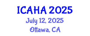 International Conference on Alternative Healthcare and Acupuncture (ICAHA) July 12, 2025 - Ottawa, Canada