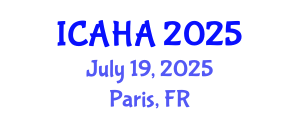 International Conference on Alternative Healthcare and Acupuncture (ICAHA) July 19, 2025 - Paris, France
