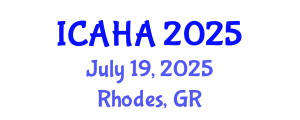 International Conference on Alternative Healthcare and Acupuncture (ICAHA) July 19, 2025 - Rhodes, Greece