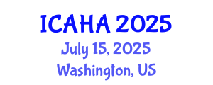 International Conference on Alternative Healthcare and Acupuncture (ICAHA) July 15, 2025 - Washington, United States