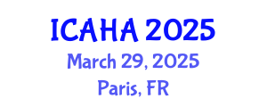 International Conference on Alternative Healthcare and Acupuncture (ICAHA) March 29, 2025 - Paris, France