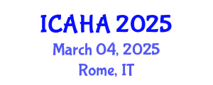 International Conference on Alternative Healthcare and Acupuncture (ICAHA) March 04, 2025 - Rome, Italy