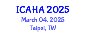 International Conference on Alternative Healthcare and Acupuncture (ICAHA) March 04, 2025 - Taipei, Taiwan