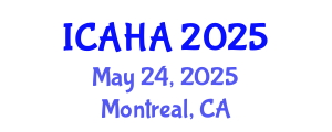 International Conference on Alternative Healthcare and Acupuncture (ICAHA) May 24, 2025 - Montreal, Canada