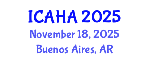 International Conference on Alternative Healthcare and Acupuncture (ICAHA) November 18, 2025 - Buenos Aires, Argentina