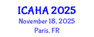 International Conference on Alternative Healthcare and Acupuncture (ICAHA) November 18, 2025 - Paris, France