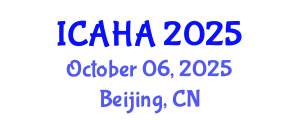 International Conference on Alternative Healthcare and Acupuncture (ICAHA) October 06, 2025 - Beijing, China