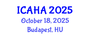 International Conference on Alternative Healthcare and Acupuncture (ICAHA) October 18, 2025 - Budapest, Hungary