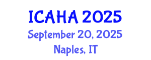 International Conference on Alternative Healthcare and Acupuncture (ICAHA) September 20, 2025 - Naples, Italy