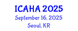 International Conference on Alternative Healthcare and Acupuncture (ICAHA) September 16, 2025 - Seoul, Republic of Korea