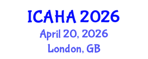 International Conference on Alternative Healthcare and Acupuncture (ICAHA) April 20, 2026 - London, United Kingdom International Conference on Alternative Healthcare and Acupuncture (ICAHA) April 20, 2026 - London, United Kingdom