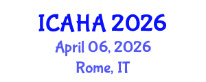 International Conference on Alternative Healthcare and Acupuncture (ICAHA) April 06, 2026 - Rome, Italy