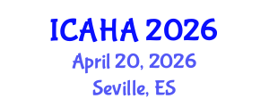 International Conference on Alternative Healthcare and Acupuncture (ICAHA) April 20, 2026 - Seville, Spain International Conference on Alternative Healthcare and Acupuncture (ICAHA) April 20, 2026 - Seville, Spain