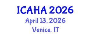 International Conference on Alternative Healthcare and Acupuncture (ICAHA) April 13, 2026 - Venice, Italy International Conference on Alternative Healthcare and Acupuncture (ICAHA) April 13, 2026 - Venice, Italy