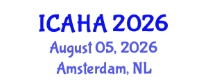 International Conference on Alternative Healthcare and Acupuncture (ICAHA) August 05, 2026 - Amsterdam, Netherlands International Conference on Alternative Healthcare and Acupuncture (ICAHA) August 05, 2026 - Amsterdam, Netherlands