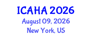 International Conference on Alternative Healthcare and Acupuncture (ICAHA) August 09, 2026 - New York, United States International Conference on Alternative Healthcare and Acupuncture (ICAHA) August 09, 2026 - New York, United States