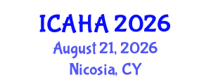 International Conference on Alternative Healthcare and Acupuncture (ICAHA) August 21, 2026 - Nicosia, Cyprus International Conference on Alternative Healthcare and Acupuncture (ICAHA) August 21, 2026 - Nicosia, Cyprus