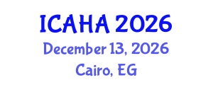 International Conference on Alternative Healthcare and Acupuncture (ICAHA) December 13, 2026 - Cairo, Egypt