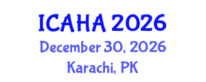 International Conference on Alternative Healthcare and Acupuncture (ICAHA) December 30, 2026 - Karachi, Pakistan International Conference on Alternative Healthcare and Acupuncture (ICAHA) December 30, 2026 - Karachi, Pakistan