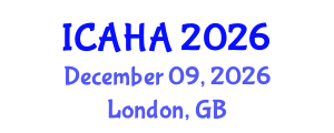 International Conference on Alternative Healthcare and Acupuncture (ICAHA) December 09, 2026 - London, United Kingdom International Conference on Alternative Healthcare and Acupuncture (ICAHA) December 09, 2026 - London, United Kingdom