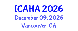 International Conference on Alternative Healthcare and Acupuncture (ICAHA) December 09, 2026 - Vancouver, Canada