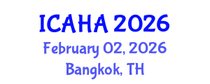 International Conference on Alternative Healthcare and Acupuncture (ICAHA) February 02, 2026 - Bangkok, Thailand International Conference on Alternative Healthcare and Acupuncture (ICAHA) February 02, 2026 - Bangkok, Thailand