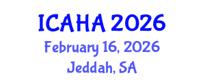 International Conference on Alternative Healthcare and Acupuncture (ICAHA) February 16, 2026 - Jeddah, Saudi Arabia International Conference on Alternative Healthcare and Acupuncture (ICAHA) February 16, 2026 - Jeddah, Saudi Arabia