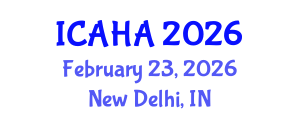 International Conference on Alternative Healthcare and Acupuncture (ICAHA) February 23, 2026 - New Delhi, India International Conference on Alternative Healthcare and Acupuncture (ICAHA) February 23, 2026 - New Delhi, India