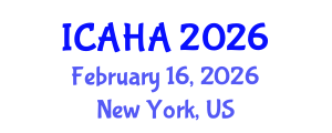 International Conference on Alternative Healthcare and Acupuncture (ICAHA) February 16, 2026 - New York, United States International Conference on Alternative Healthcare and Acupuncture (ICAHA) February 16, 2026 - New York, United States