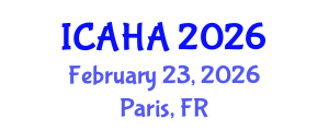 International Conference on Alternative Healthcare and Acupuncture (ICAHA) February 23, 2026 - Paris, France International Conference on Alternative Healthcare and Acupuncture (ICAHA) February 23, 2026 - Paris, France