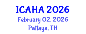 International Conference on Alternative Healthcare and Acupuncture (ICAHA) February 02, 2026 - Pattaya, Thailand International Conference on Alternative Healthcare and Acupuncture (ICAHA) February 02, 2026 - Pattaya, Thailand