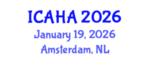 International Conference on Alternative Healthcare and Acupuncture (ICAHA) January 19, 2026 - Amsterdam, Netherlands International Conference on Alternative Healthcare and Acupuncture (ICAHA) January 19, 2026 - Amsterdam, Netherlands