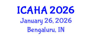 International Conference on Alternative Healthcare and Acupuncture (ICAHA) January 26, 2026 - Bengaluru, India