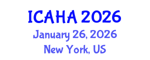 International Conference on Alternative Healthcare and Acupuncture (ICAHA) January 26, 2026 - New York, United States International Conference on Alternative Healthcare and Acupuncture (ICAHA) January 26, 2026 - New York, United States